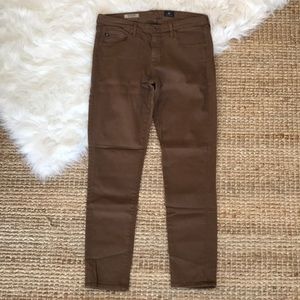 AG the Stevie Ankle rust colored jeans, 29R